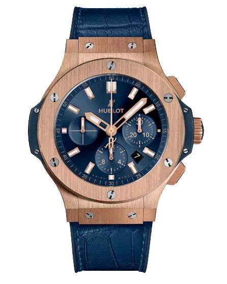 hublot big bang rose gold blue strap